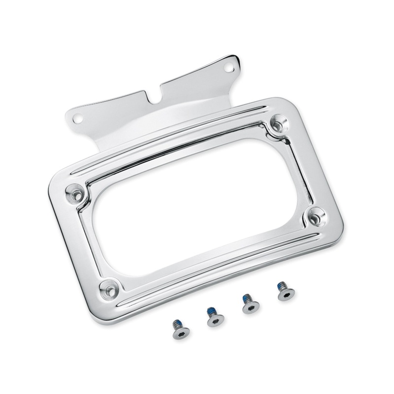 Harley Davidson 67900008 Curved License Plate Frame KIT-BRACKET,LIC'SE PLT,CURV,CH