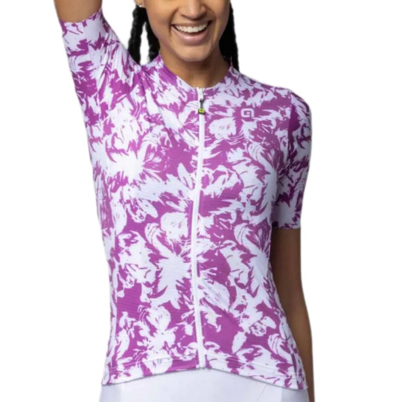 Ale Clothing Essenza Pragma Ladies Short Sleeves Cycle Jersey Purple