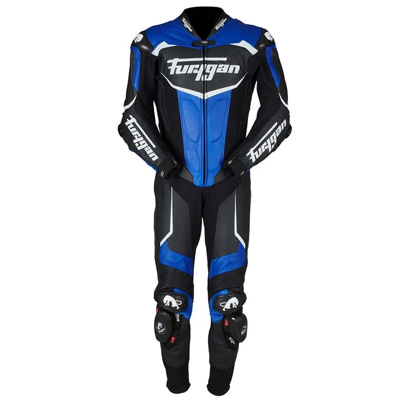 Furygan Overtake X Kevlar One Piece Leather Suit Black / Blue / White