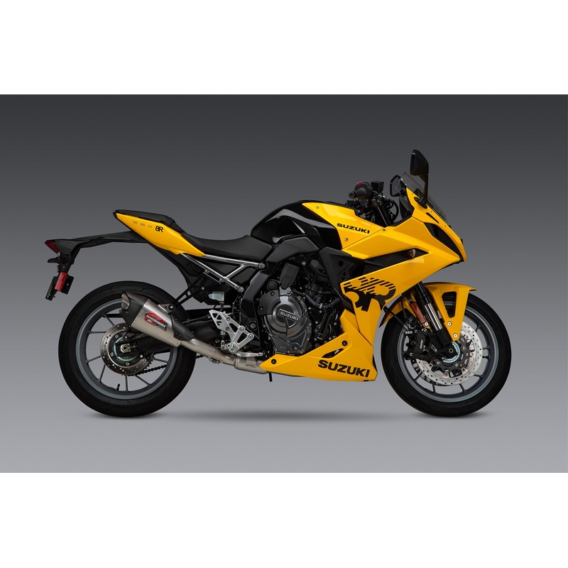 GSX-8S/R 23-25 AT2 Stainless Full Exhaust, w/ Stainless Muffler