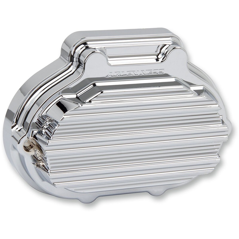 10-Gauge Hydraulic Transmission Side Covers, Chrome - Touring