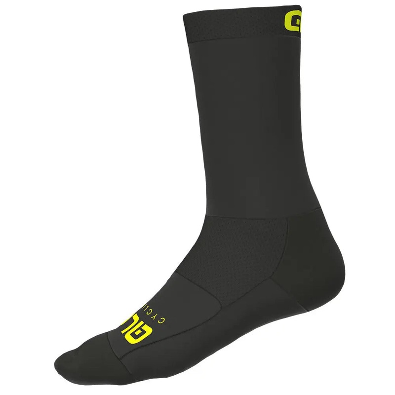 Ale Clothing Team Q-Skin 18 CM Cycle Socks Black