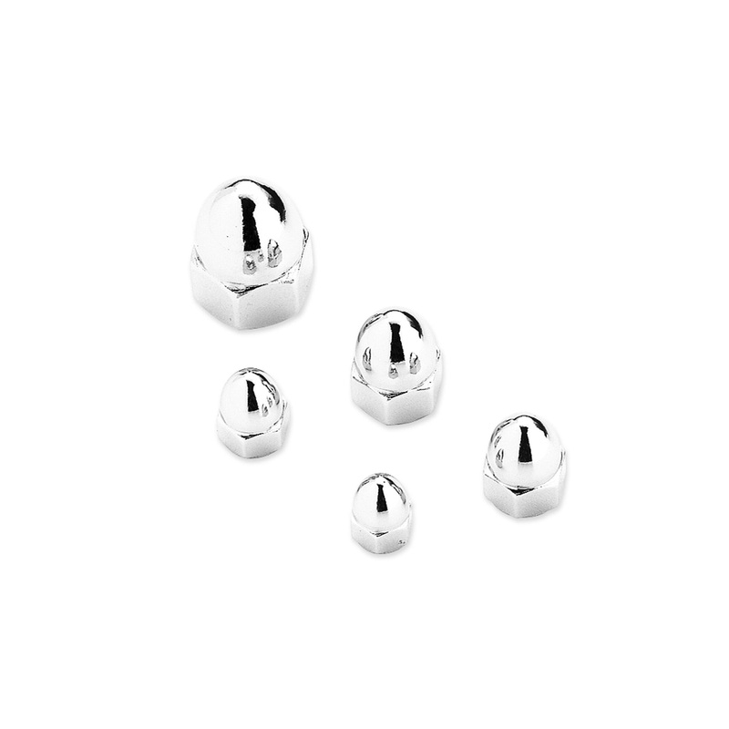 Harley Davidson 94122-93T Chrome Acorn Nut Kit KIT ACORN NUT 3/8-24