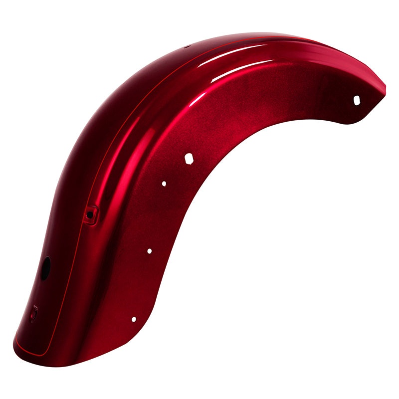 HR3 Velocity Red Sunglo 2016S  Motorcycle Rear Fender Mudguard For Harley 2014-2023 FLHX FLHXS, 2015-2023 FLTRX FLTRXS