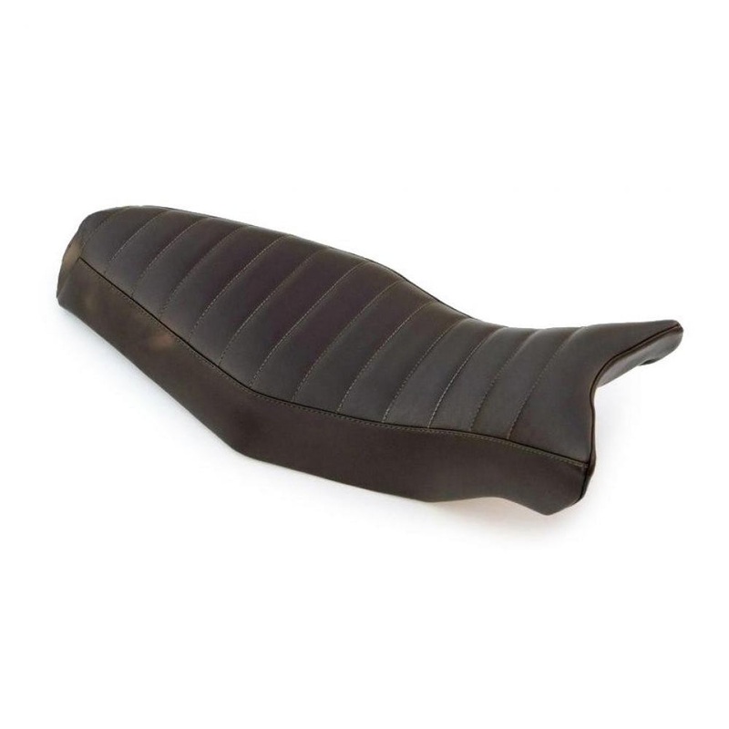 Unit Garage R9T Series Biposto Seat - Brown Leather