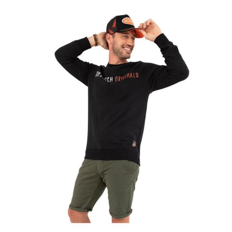 Von Dutch Skull Sweatshirt Black