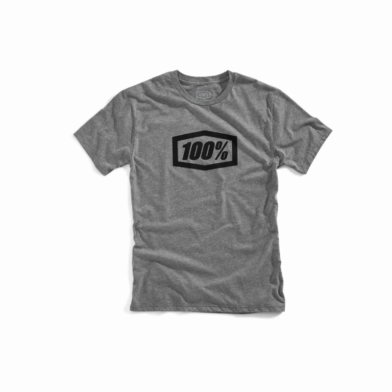 100% Essential T-Shirt Gunmetal Heather