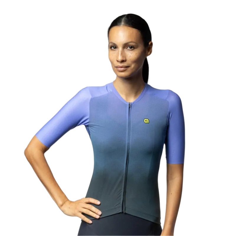 Ale Clothing Velocity 2.0 R-EV1 Ladies Short Sleeves Cycle Jersey Blue