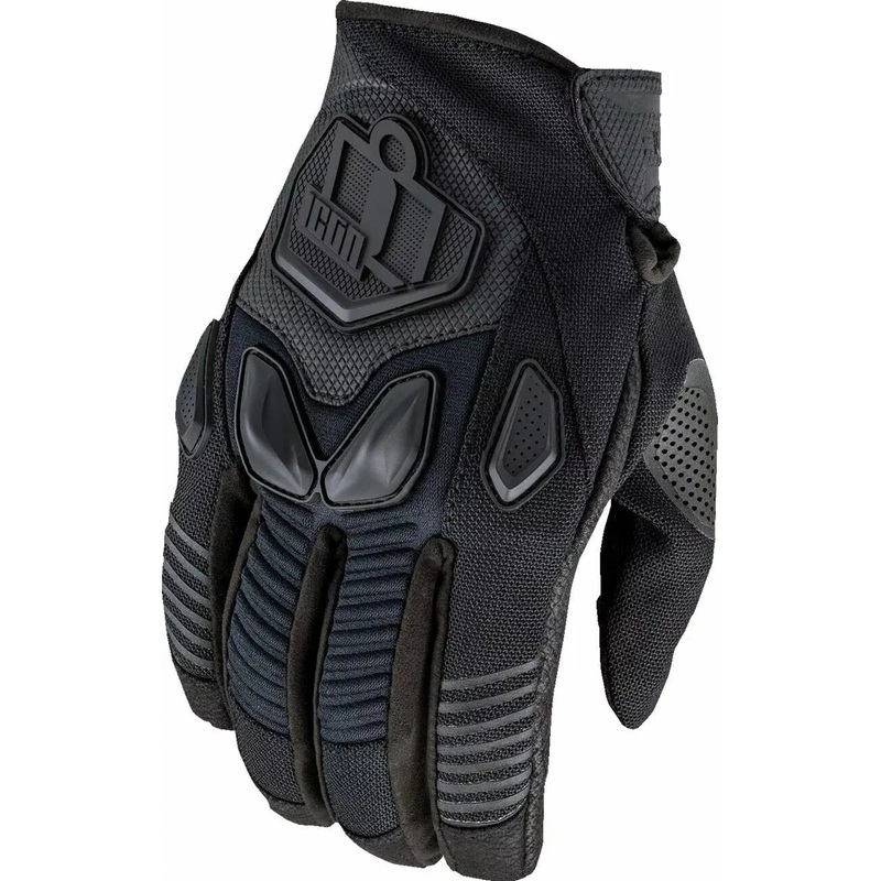 Icon Automag3 CE Textile Gloves Black