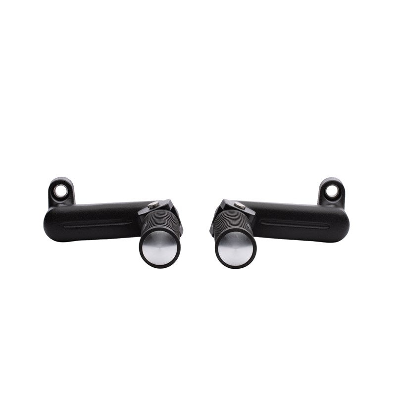 Passenger Pegs in Matte Black, Pair (Heavyweights)