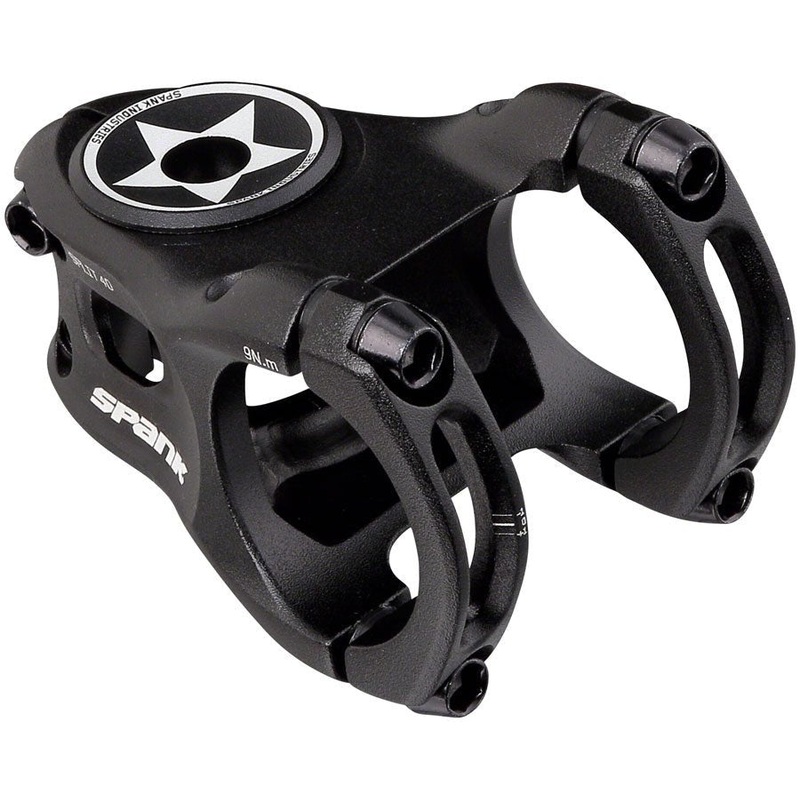Spank Split 35 Stem - 40mm Length - 35mm Clamp - Black
