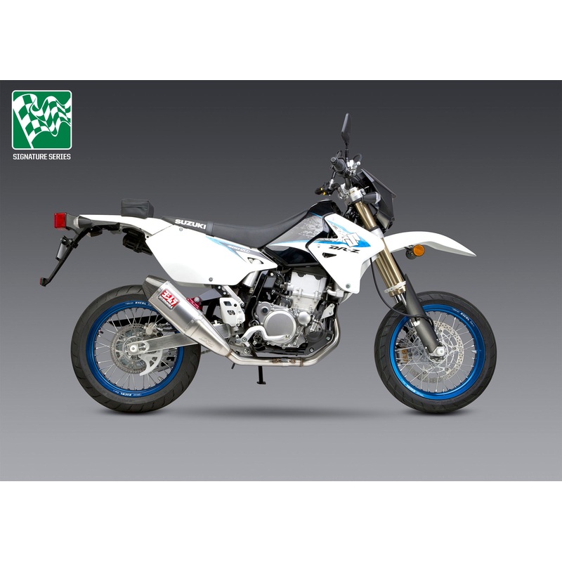 DR-Z400S/SM 00-24 RS-4 Dual Stainless Full Exhaust, w/ Aluminum Mufflers