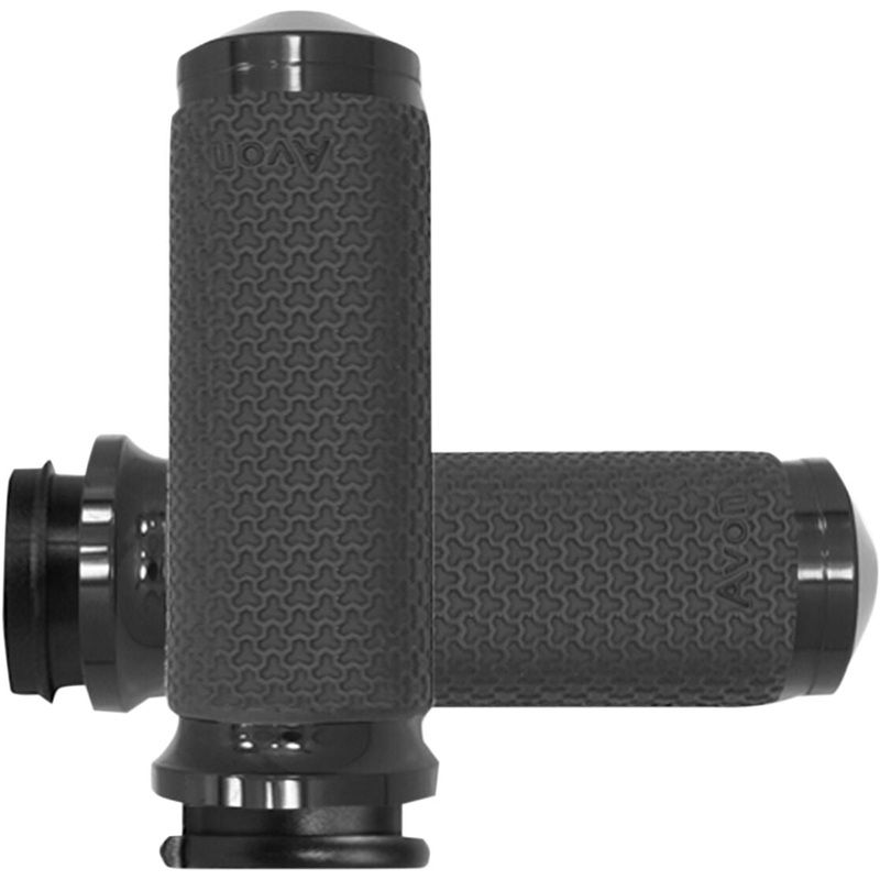 Grips Memory Foam Round Black Large Throttle By Wire
