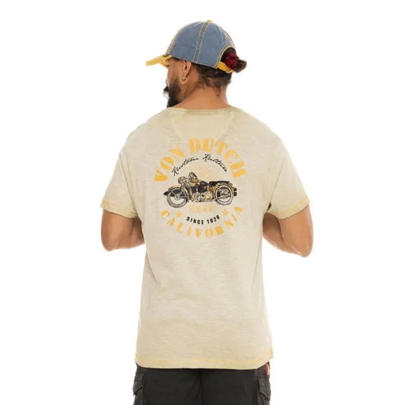 Von Dutch Hero T-Shirt Beige