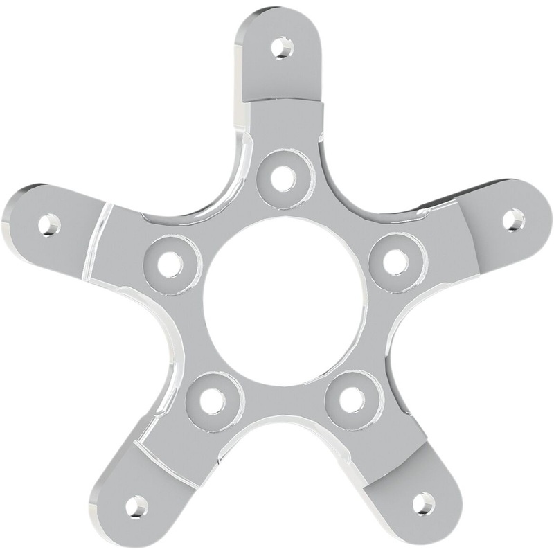 11.8" Front Brake Rotor Adapter Kit, Chrome - Touring