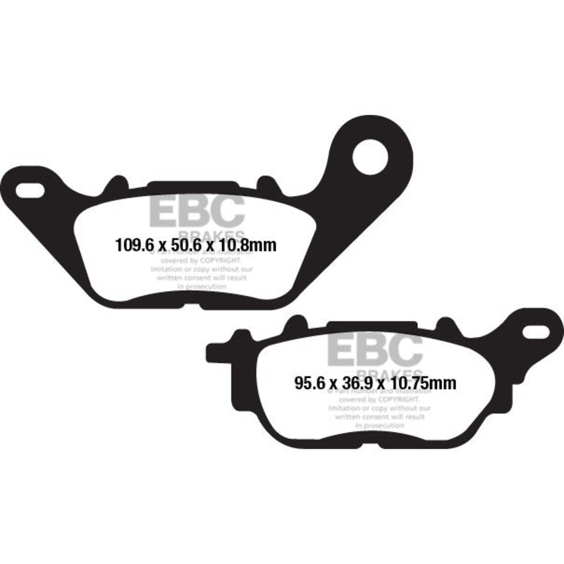 Brakes -  FA662HH Fully Sintered- EBC (Rear)