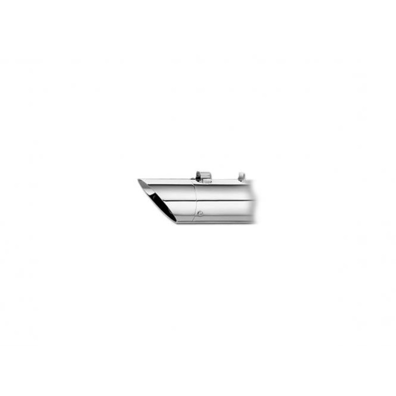 End Cap, Slash Cut, Chrome 3-1/2'' Muffler End Caps Chrome 3,5''