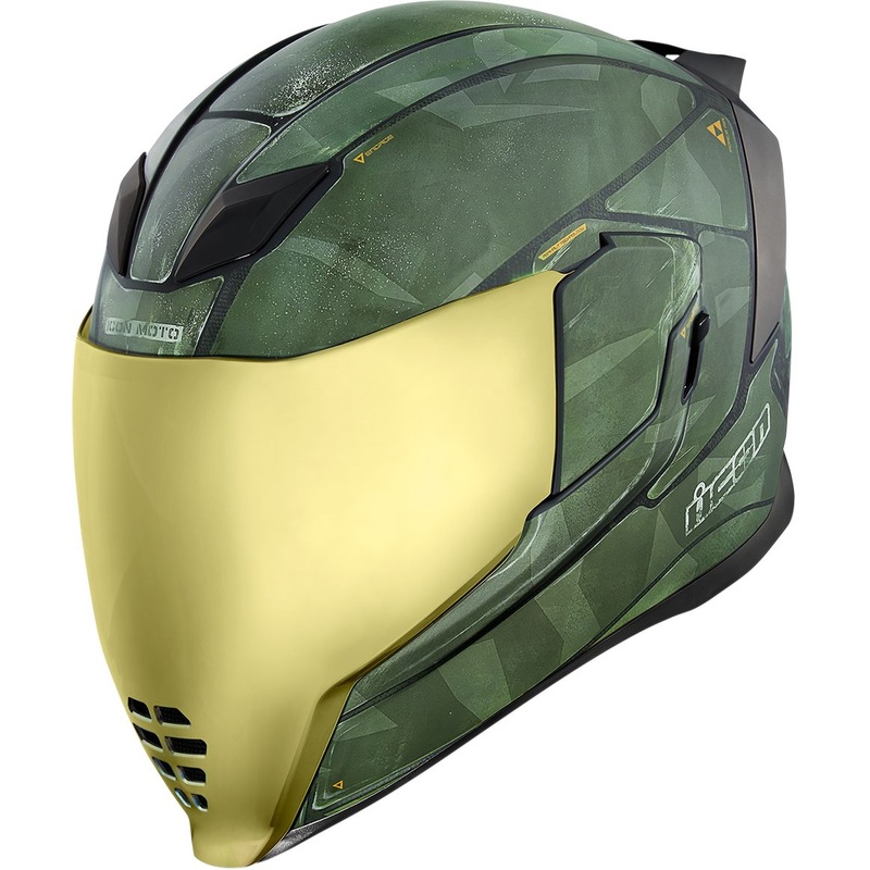 Icon Airflite Battlescar 2 Military Green