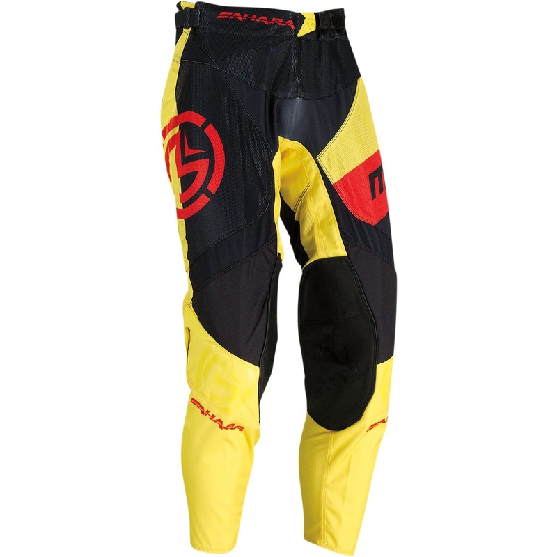 Moose Racing Sahara Textile Trouser Black / Yellow / Red