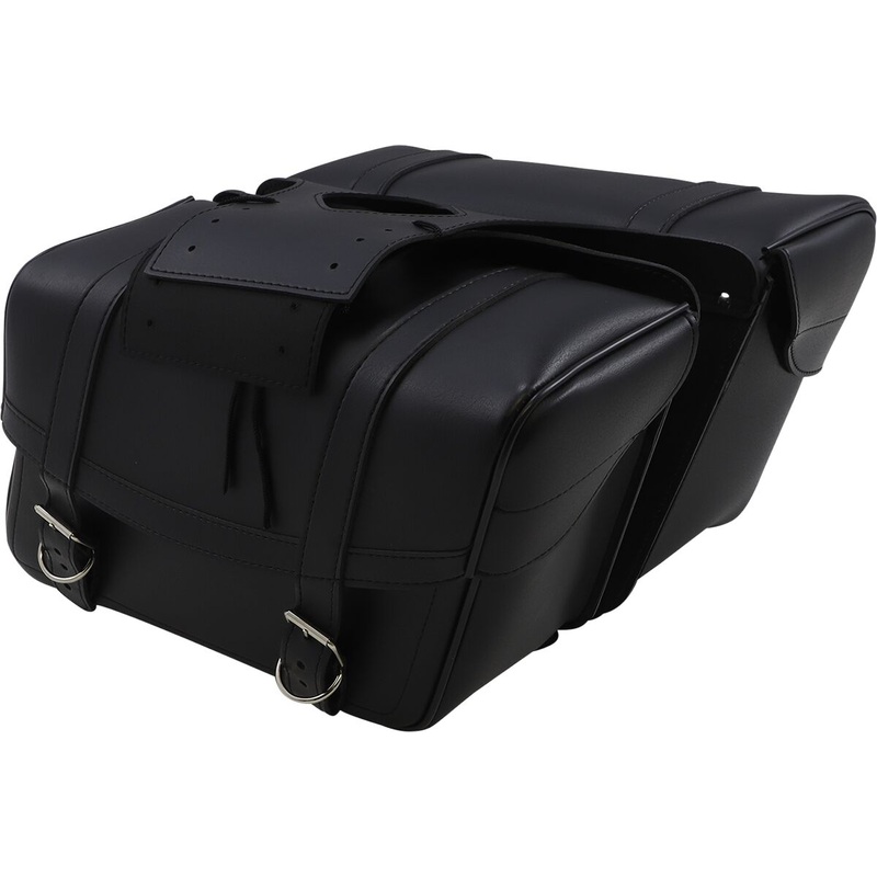 Saddlemen Highwayman Slant-style Saddlebags Black - Large