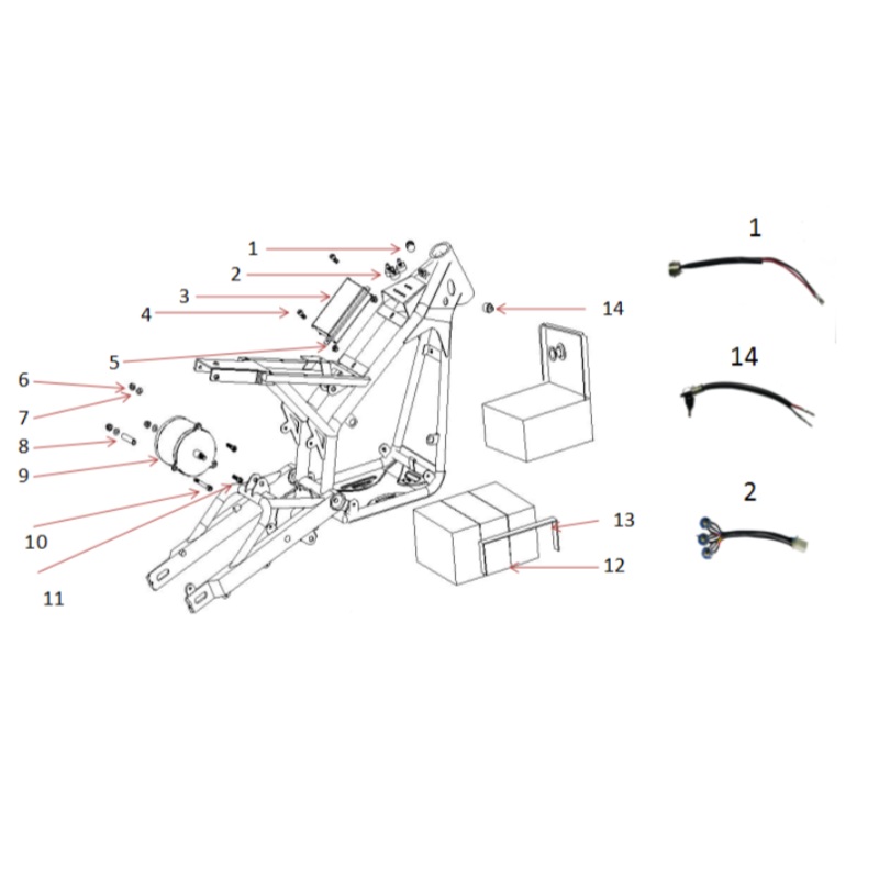 Spacer - 1000W Dirt Bike