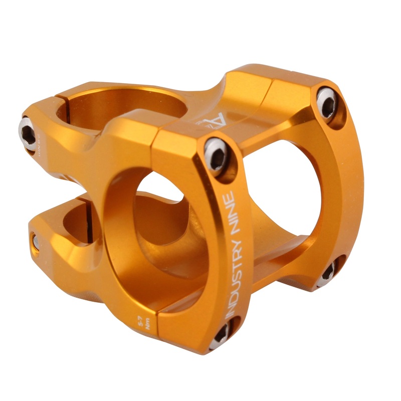 Industry Nine A318 Stem - 31.8mm Clamp - 40mm Length - Gold