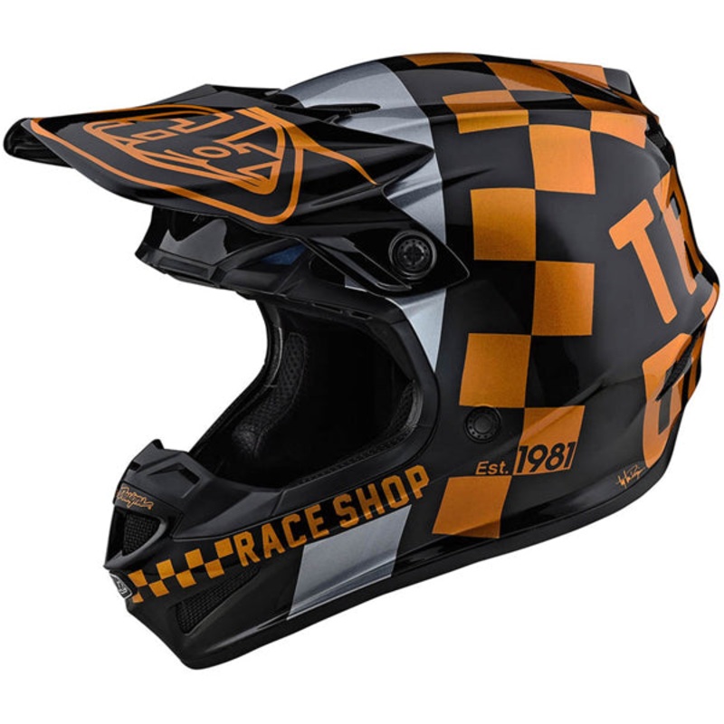 Troy Lee Designs - SE4 Polyacrylite Checkers Helmet