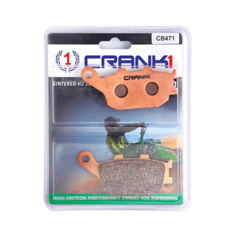 BRAKE PADS REAR HONDA CBR 600 F4I- 2001 TO 2006-CB471-CRANK1 Sintered Brake Pad
