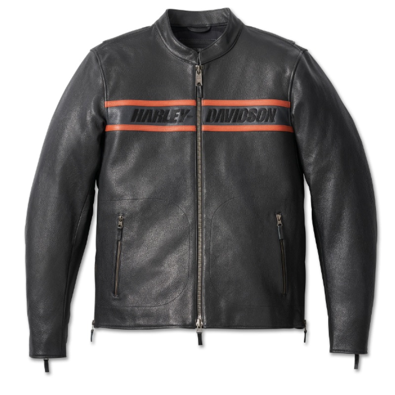 Harley Davidson Men's Victory Lane II Leather Jacket - Black 98000-23EM