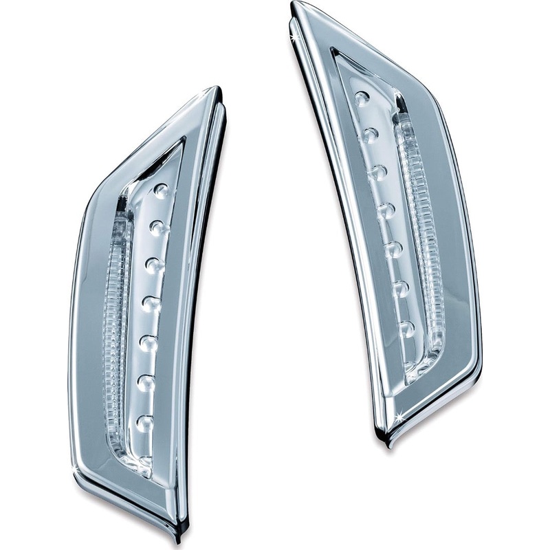 Honda GL1800  fairing intake scoops Kuryakyn 3903 (EXCL F6B)  chrome Fits only FITS: ALL 12-16