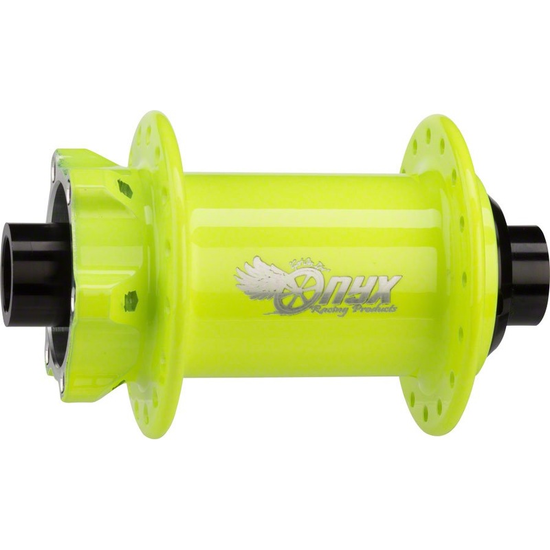 Onyx MTB Front Hub - 15 x 110mm Boost 6-Bolt Fluorescent Yellow