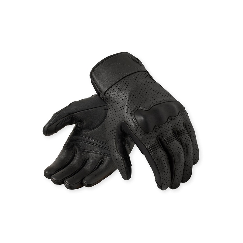 Revit New Heights Leather Gloves Black