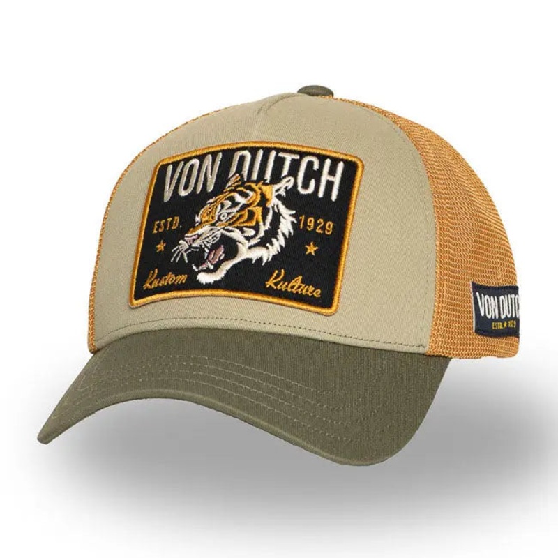 Von Dutch Wild Tiger Cap Khaki