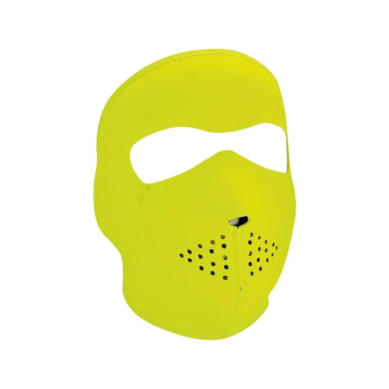 ZAN Headgear Neoprene Full Mask High-Visibility Lime