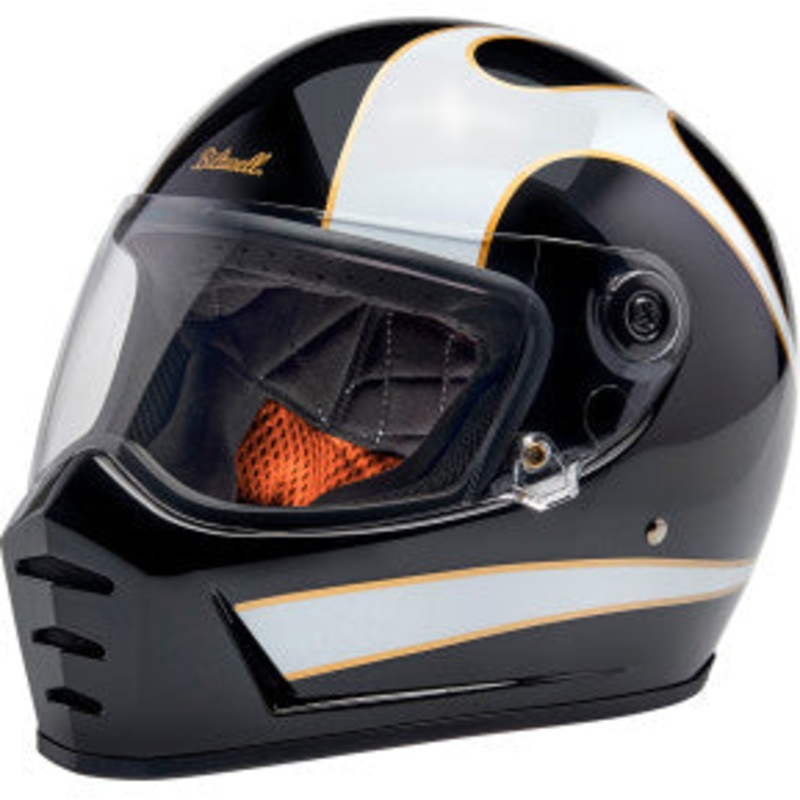 BILTWELL Lane Splitter 22.06 Helmet (Black & White)