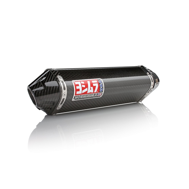 GSX-R600/750 11-24 TRC Stainless Slip-On Exhaust, w/ Carbon Fiber Muffler