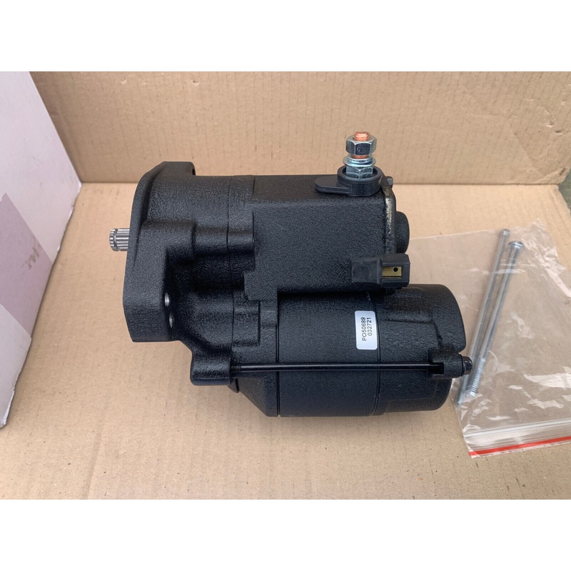 Starter Motor Harley Davidson 89-06 Black HD 1.4 KW New Arrowhead Performance