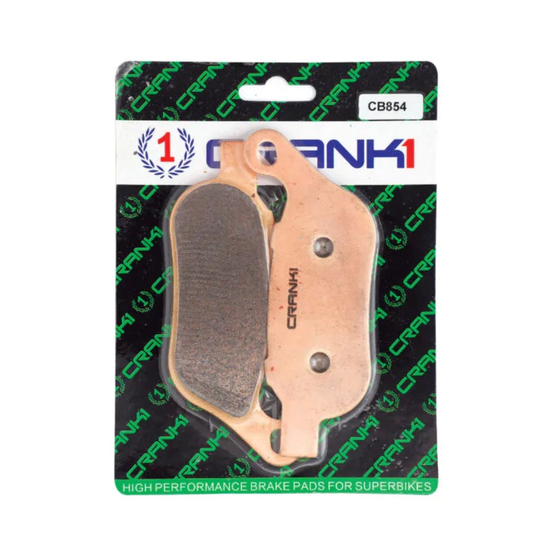 BRAKE PADS REAR HARLEY DAVIDSON DYNA FATBOB 2008 TO 2017- CB854  CRANK1 Sintered Brake Pad