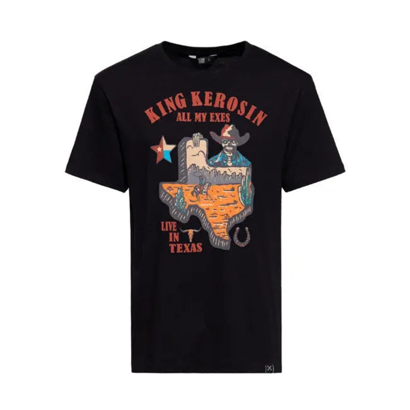 King Kerosin All My Exes T-Shirt Black