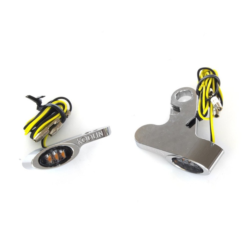 Kodlin Elypse Under Perch Turn Signals - Chrome.