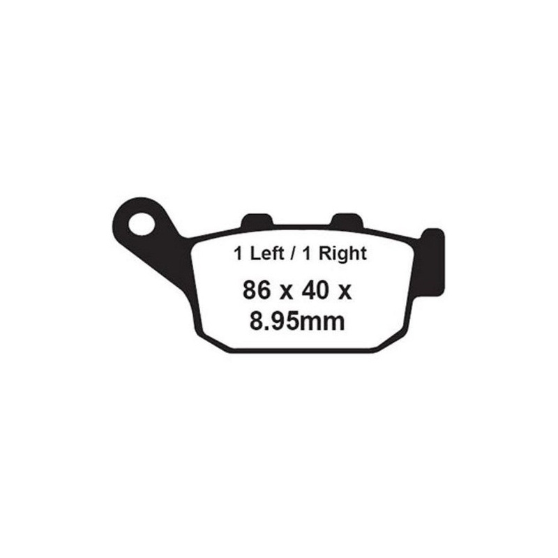 Brakes - FA496HH Fully Sintered - EBC (Rear)