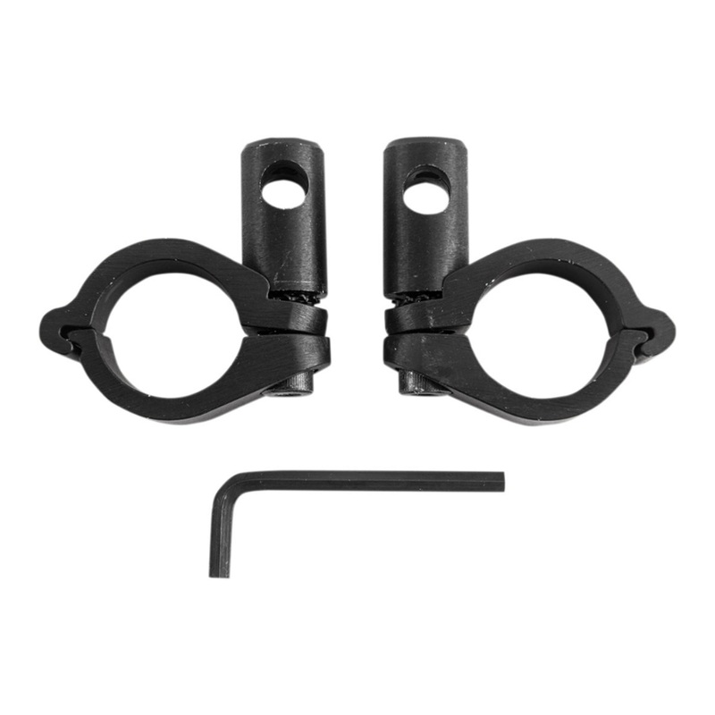 SLIP STREAMER - S-1.25-C Replacement Round Windshield Handlebar Clamp Kit Round Bar Clamp Kit - 1.25"